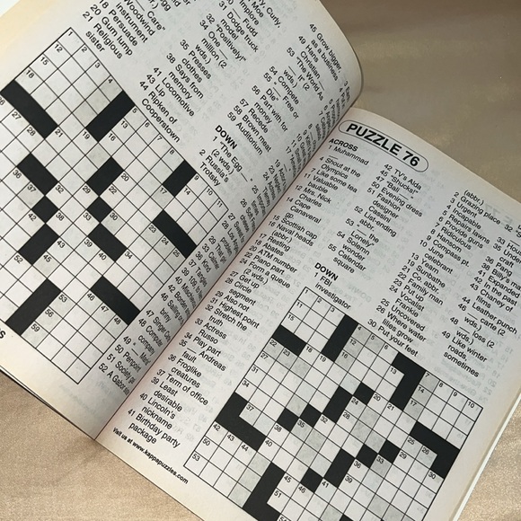 Crossword Puzzle Book - Picture 2 of 5